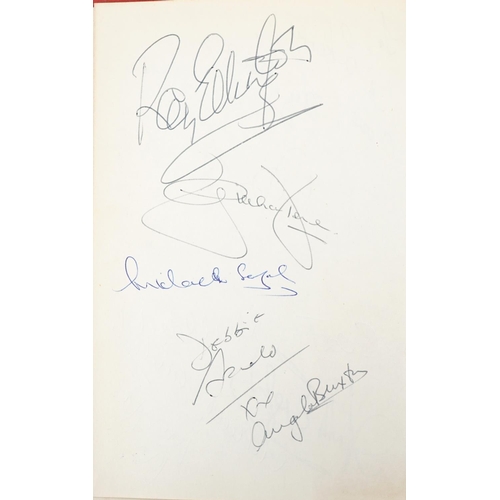 2366 - David Jacobs' Book of Celebrities, Jokes and Anecdotes, hardback book, signed at Harrods in the 1980... 