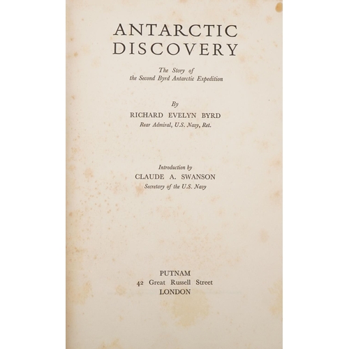 2327 - Byrd, Richard E. Antarctic Discovery, first published England March 1936 but Putnam London