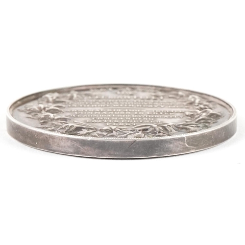 2680 - Military interest silver Jutland medallion To the Glorious Memory of Those Who Fell That Day May 31s... 