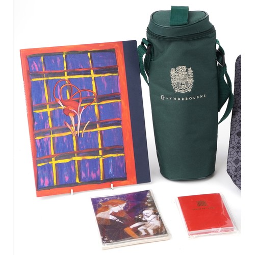 1188 - Collection of commemorative and Glyndebourne memorabilia, House of Lords cards and Highgrove towels