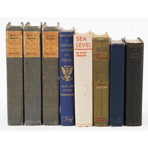 2362 - Eight antique and later hardback books from the MGM library of the MGM Hotel of Las Vegas, used by s... 