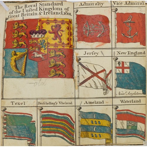  Bowles's Universal Display of the Naval Flags of All Nations in the World hardback book, possibly 18... 