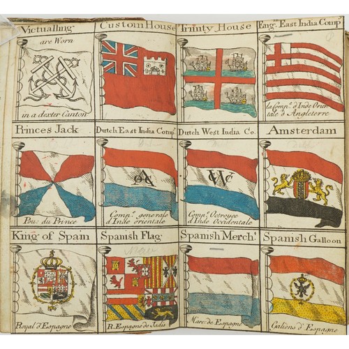 2319 - Bowles's Universal Display of the Naval Flags of All Nations in the World hardback book, possibly 18... 