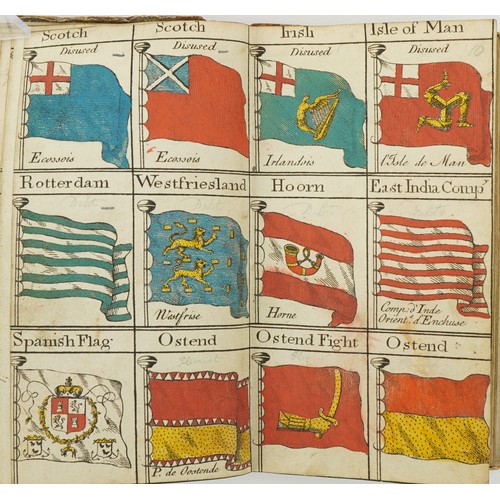  Bowles's Universal Display of the Naval Flags of All Nations in the World hardback book, possibly 18... 