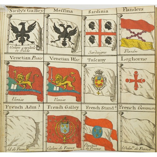  Bowles's Universal Display of the Naval Flags of All Nations in the World hardback book, possibly 18... 