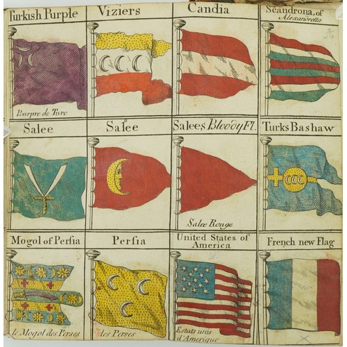 2319 - Bowles's Universal Display of the Naval Flags of All Nations in the World hardback book, possibly 18... 