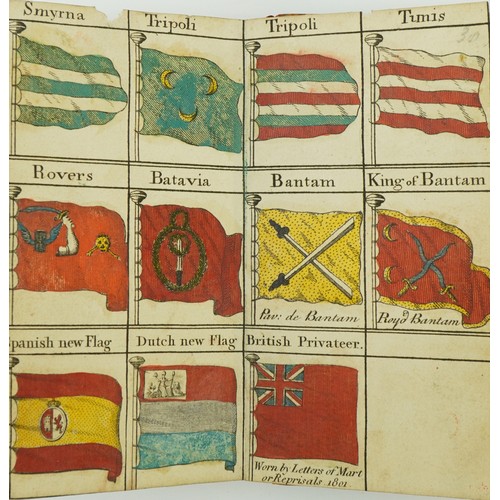  Bowles's Universal Display of the Naval Flags of All Nations in the World hardback book, possibly 18... 