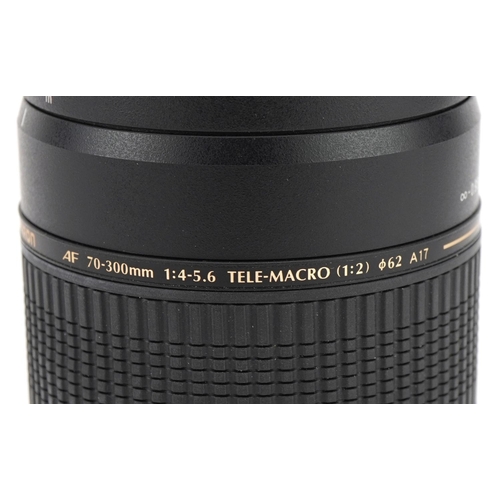 1483 - Tamron AF70-300mm F/4-5.6 LD macro 1:2 camera lens within original box