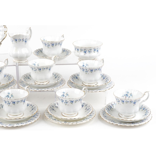 546 - Royal Albert Memory Lane pattern part tea service.