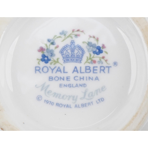 546 - Royal Albert Memory Lane pattern part tea service.