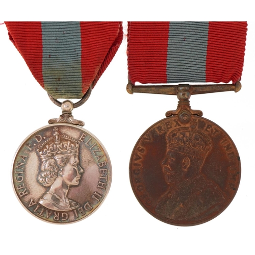 2579 - George V For Faithful Service in the Special Constabulary presentation medal awarded to George Morri... 