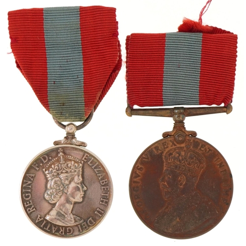 2579 - George V For Faithful Service in the Special Constabulary presentation medal awarded to George Morri... 