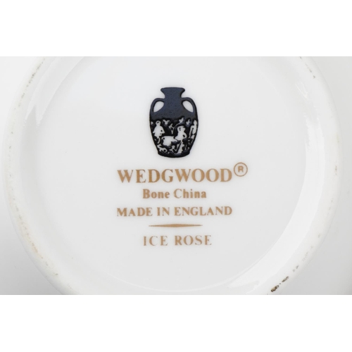 561 - Small collection of Wedgwood Jasperware to include jug, vase, three trinket boxes and two trays toge... 