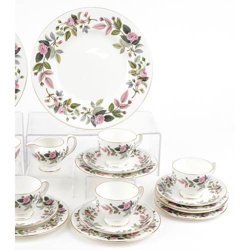 569 - Wedgwood Hathaway Rose part tea service