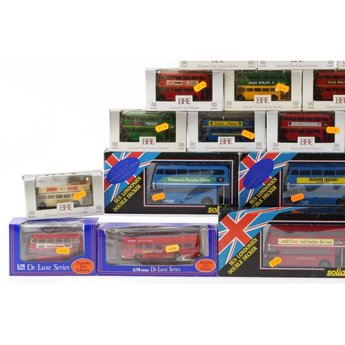 2056 - Collection of diecast vehicles with boxes including Exclusive First Editions and Solido buses