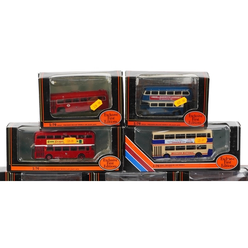 2055 - Twenty Five Exclusive First Editions diecast buses with boxes