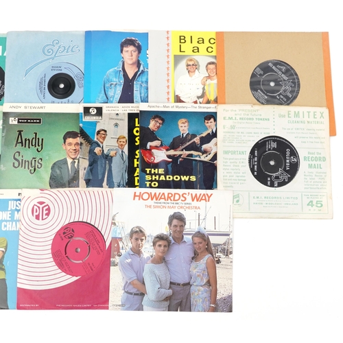 653 - 45rpm records including The Shadows, Shakin' Stevens and Andy Stewart