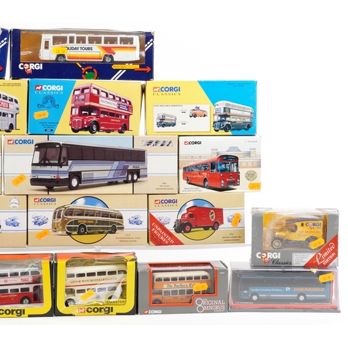 2053 - Collection of Corgi diecast vehicles with boxes including Corgi Classics and Corgi The Original Omni... 