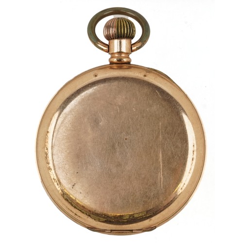 3081 - Silver gilt pocket watch by The Lancashire Watch Company Limited, Prescot England, registration mark... 