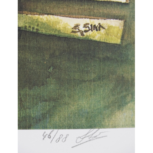 3574 - Eighteen Simon Sint Image-Direct prints, each with a certificate of authenticity, all unframed, vari... 