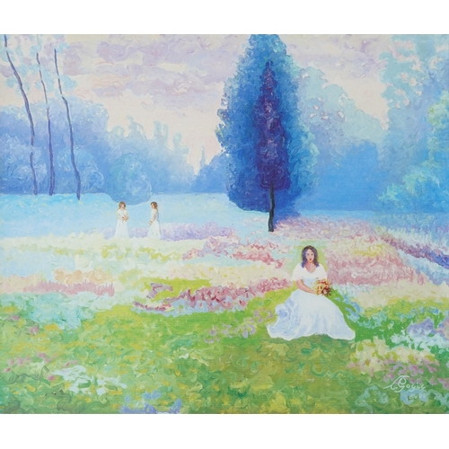 3577 - Five Momcilo Gogic Image-Direct prints, Impressionist landscapes, each with a certificate of authent... 