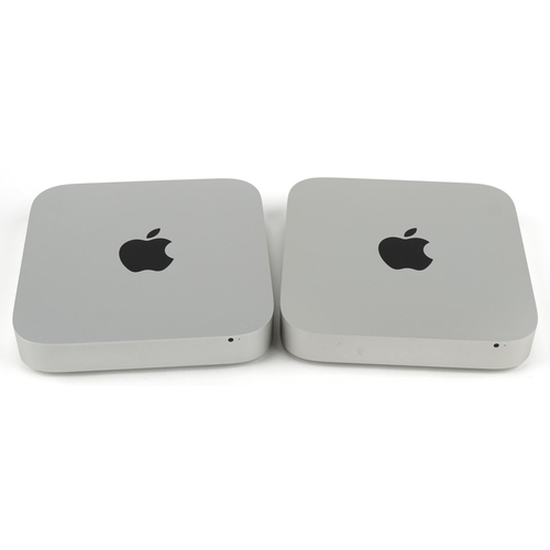 1181 - Two Mac Minis with boxes model A1347