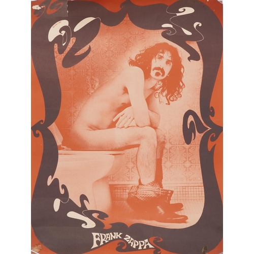 2419 - Collection of seven 1960s and 1970s posters comprising Frank Zappa, Steve Miller Band, Quick Silver,... 