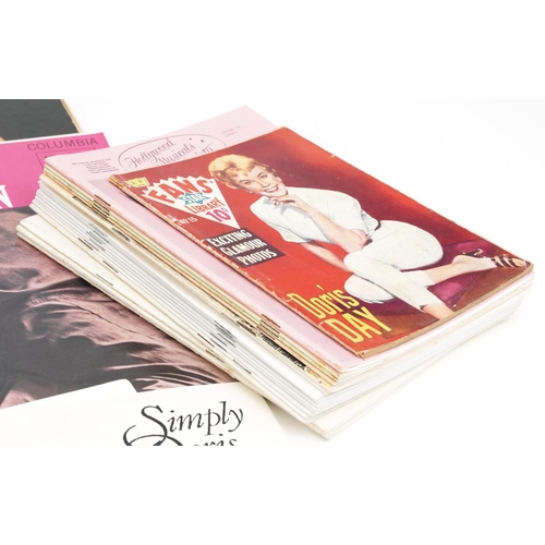 647 - Collection of Doris Day ephemera including vinyl LP record, tape cassettes, CDs and newsletters of T... 