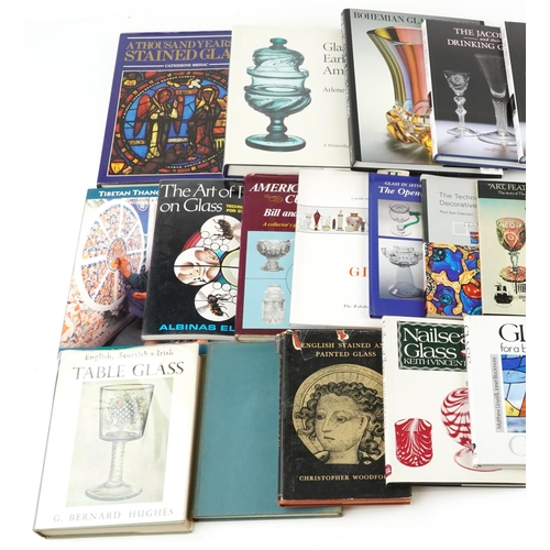 2386 - Glassware Collector's Guides and reference books including The Jacobites & Their Drinking Glasses by... 