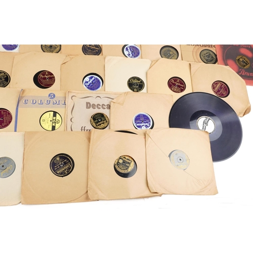 650 - Collection of 78rpm records including Ethel Smith, Bing Crosby, Roberto Ingles & His Orchestra and T... 