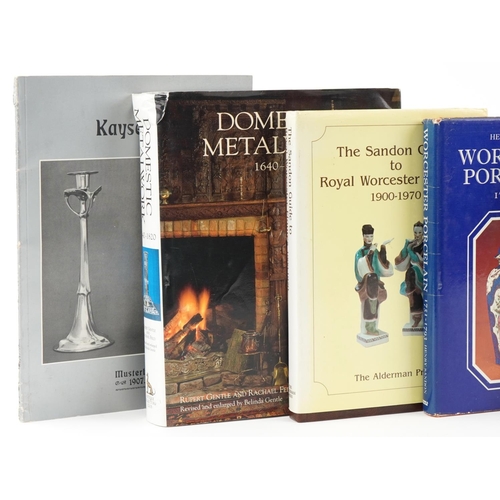 2385 - Small group of antique reference books including The Sandon Guide to Royal Worcester Figures, Domest... 