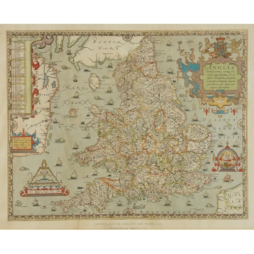 2480 - Group of five various maps comprising Sussex, Great Britain, The United Kingdom, America and East Su... 