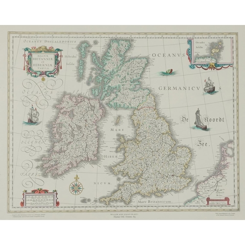 2480 - Group of five various maps comprising Sussex, Great Britain, The United Kingdom, America and East Su... 