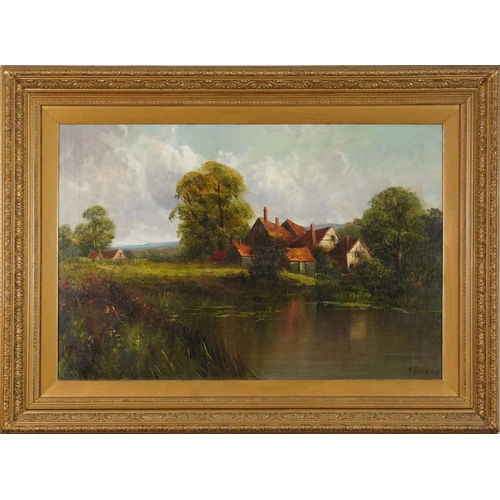 3407 - H. Cooper - Near Cowfield Sussex, early 20th century British school oil on canvas, signed and dated ... 