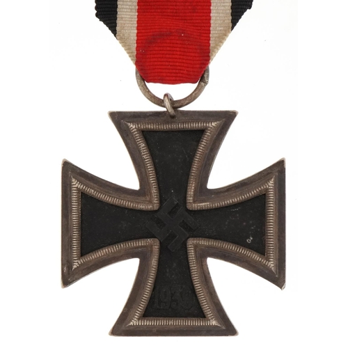 2581 - German military World War II Iron Cross with ribbon