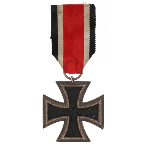 2581 - German military World War II Iron Cross with ribbon