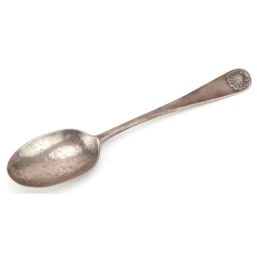 472 - Josiah Williams & Co, Edwardian silver spoon housed in a Harrods velvet and silk lined fitted case, ... 