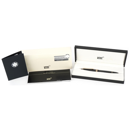 162 - Montblanc Meisterstuck Pix fountain pen with 14ct gold nib, box, paperwork and receipt