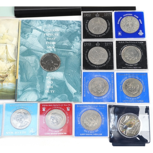 2176 - British coins and sets including 1997 United Kingdom Deluxe proof set, 200th Anniversary Nelson-Traf... 