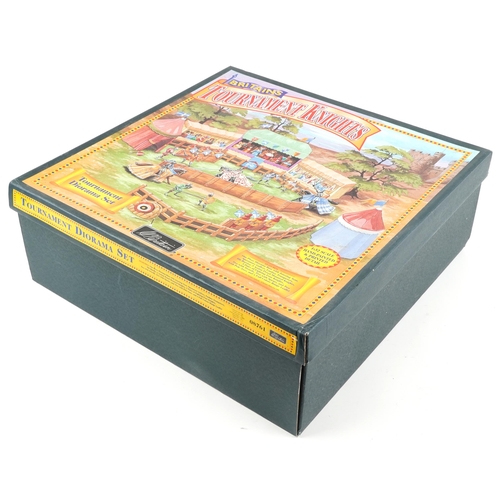 2024 - Britains Tournament Knights diorama set 1:32 scale hand painted models within it's original box