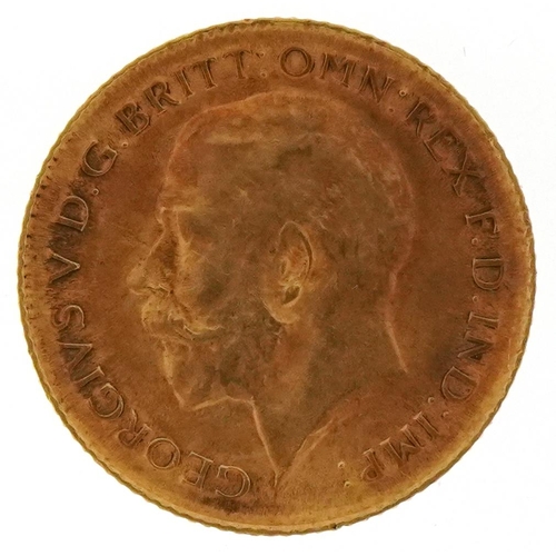 2078 - George V 1914 gold half sovereign