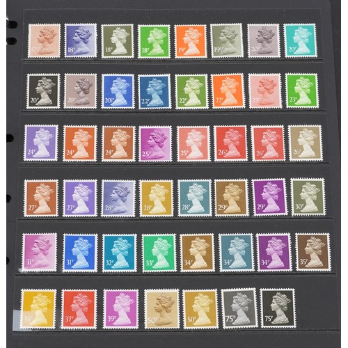 2269 - Eight Harrington & Byrne folders containing British mint and used stamps, pre-decimal and decimal, t... 