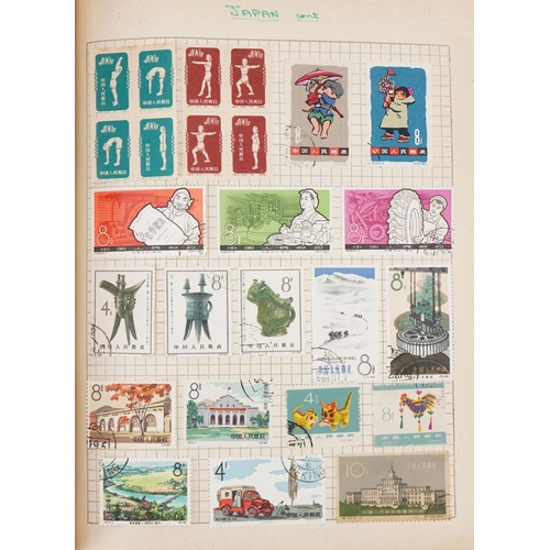 2273 - A stamp album of British and world stamps, mainly a large collection of Chinese stamps