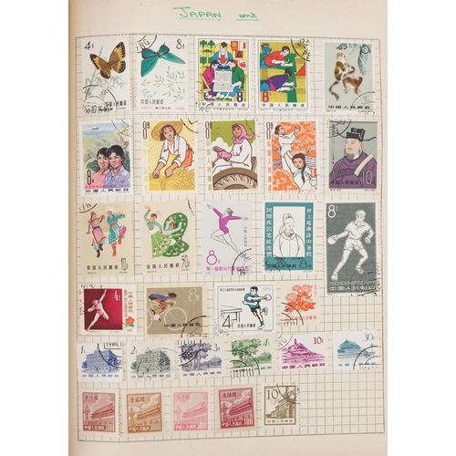 2273 - A stamp album of British and world stamps, mainly a large collection of Chinese stamps