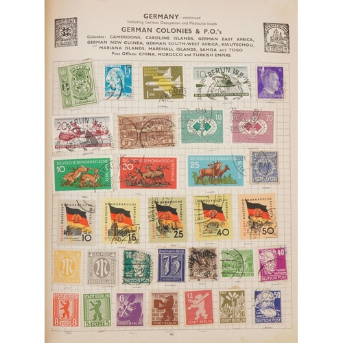 2273 - A stamp album of British and world stamps, mainly a large collection of Chinese stamps