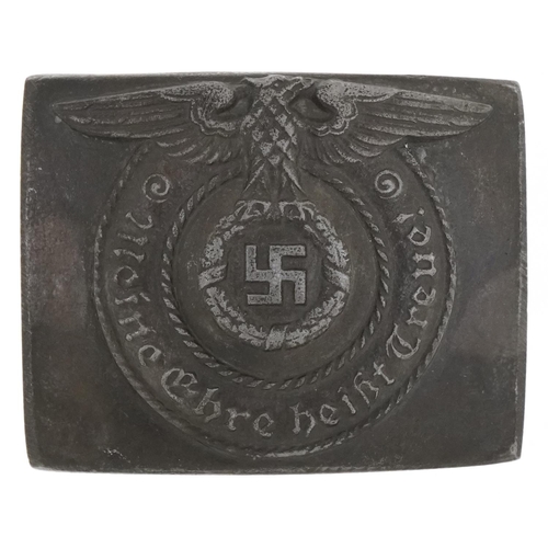 2607 - German military interest SS belt buckle