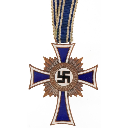 2580 - German military World War II Mother's Cross with ribbon