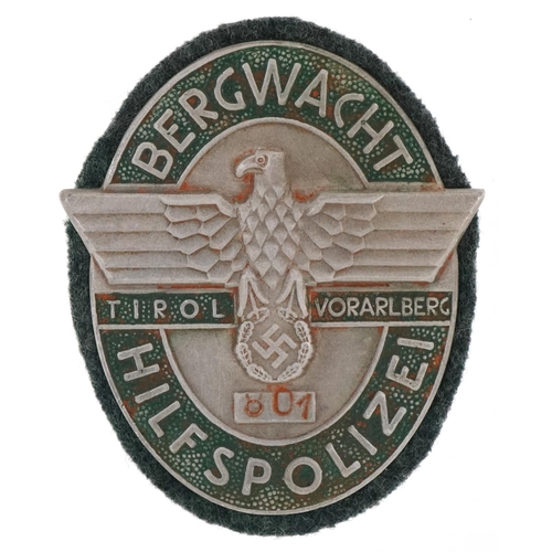 2602 - German military interest badge with cloth back