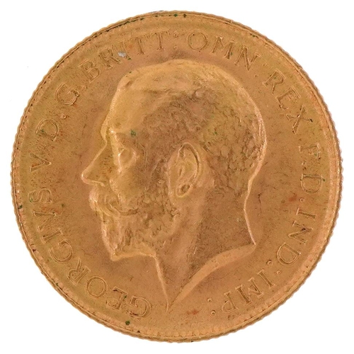 2079 - George V 1914 gold half sovereign