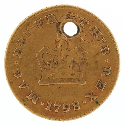 2077 - George III 1798 one third guinea